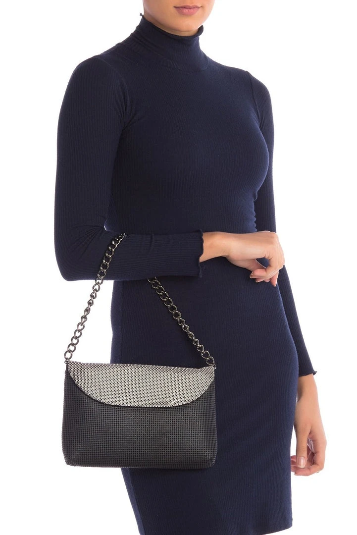 Whiting And Davis Dimple Flap Mesh Clutch Evening Bags 6 Whiting And Davis Dimple Flap Mesh Clutch Evening Bags