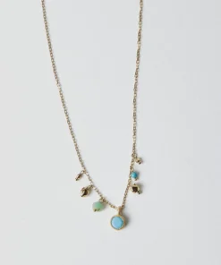 5 Octobre Loop Necklace In Turquoise Jewelry