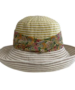 Hats And Dreams Colorblock Stripes Liberty Floppy Sun Hat