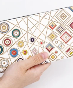 Made In Japan Wallets Art Deco Long Zip Around Wallet