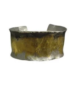 Judith Haas Jewelry Curved Tri Color Bracelet