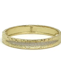 Tat2 Designs Gold Velen Crystal Inlay Bracelet