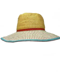 Grevi Hats Stitched Ribbon Floppy Sun Hat