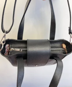 Frederic Paris Mini Tote With Flat Pocket Crossbody Bags