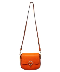 Frederic Paris Circle Lock Lightning Crossbody