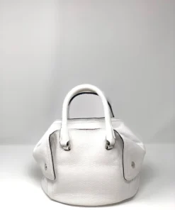 Laura DiMaggio Bags Leather Mini Satchel With Foldover Sides