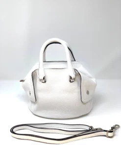 Laura DiMaggio Bags Leather Mini Satchel With Foldover Sides