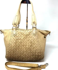 VLD Woven Leather Tote