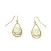 Made In NYC Open Weave Freshwater Pearl Teardrop