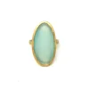 5 Octobre Ara Blue Chalcedony Ring 1 5 Octobre Ara Blue Chalcedony Ring