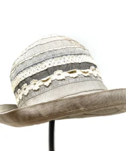 Ferruccio Vecchi Light Grey And Indigo Cloche