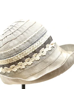 Ferruccio Vecchi Light Grey And Indigo Cloche