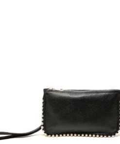 Made In Italy Popin Studded Clutch