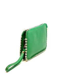 Made In Italy Popin Studded Clutch