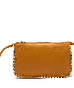 Made In Italy Popin Studded Clutch