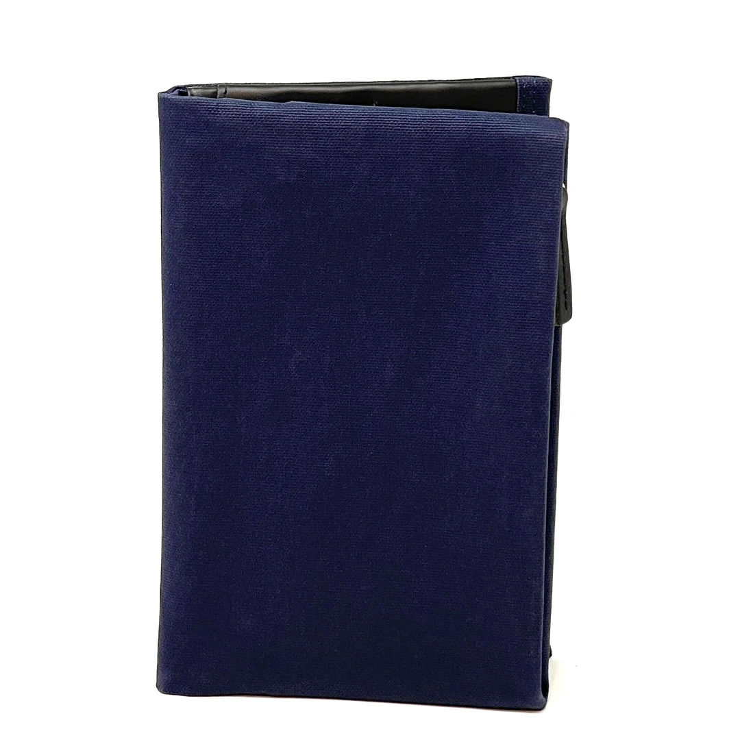 Carre Royal Navy Canvas Deluxe Passport Wallet 3 Carre Royal Navy Canvas Deluxe Passport Wallet