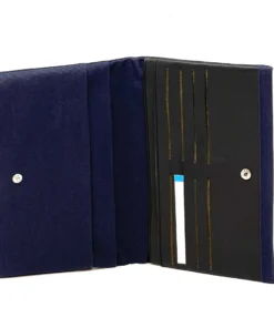 Carre Royal Navy Canvas Deluxe Passport Wallet