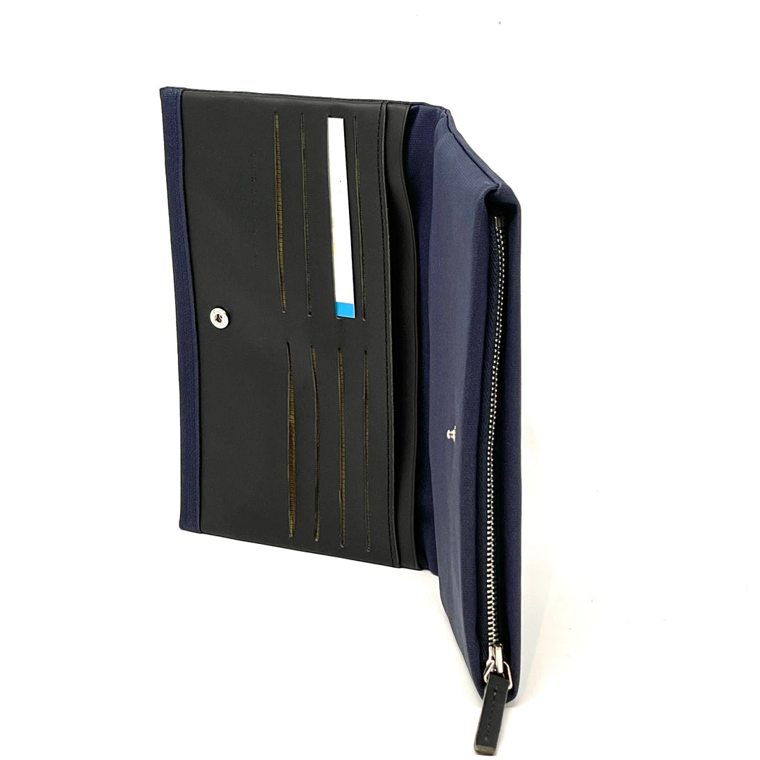 Carre Royal Navy Canvas Deluxe Passport Wallet 5 Carre Royal Navy Canvas Deluxe Passport Wallet