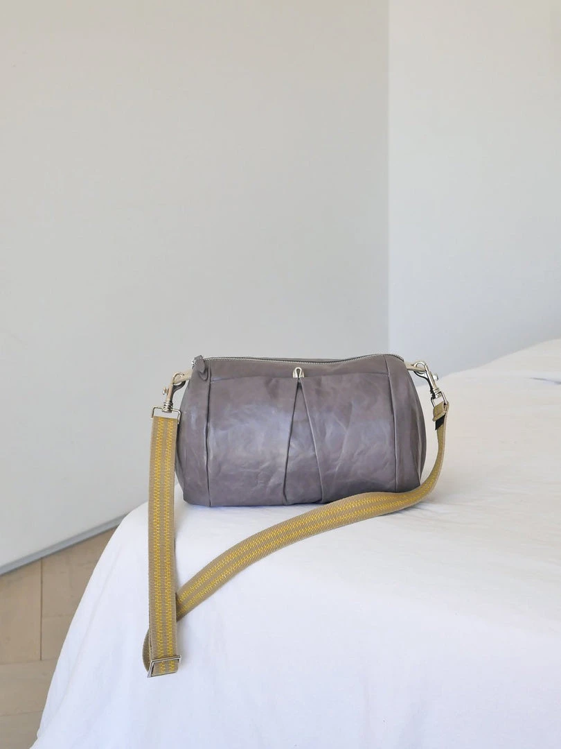 Brontibay Paris Mamamia Vintage Leather Crossbody Funghi 3 Brontibay Paris Mamamia Vintage Leather Crossbody Funghi