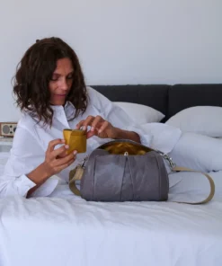 Brontibay Paris Mamamia Vintage Leather Crossbody Funghi 10 Brontibay Paris Mamamia Vintage Leather Crossbody Funghi