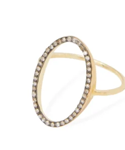 5 Octobre Glen Diamond Oval Ring Jewelry