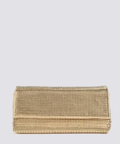 Whiting And Davis Evening Bags Pyramid Mesh Clutch
