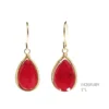 Made In NYC Simple Teardrop Earring Ruby Jewelry 1 Made In NYC Simple Teardrop Earring Ruby Jewelry