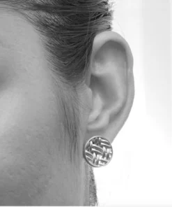 Dean Davidson Jewelry Lontar Weave Studs 7 Dean Davidson Jewelry Lontar Weave Studs