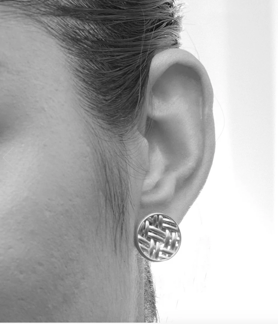 Dean Davidson Jewelry Lontar Weave Studs 5 Dean Davidson Jewelry Lontar Weave Studs