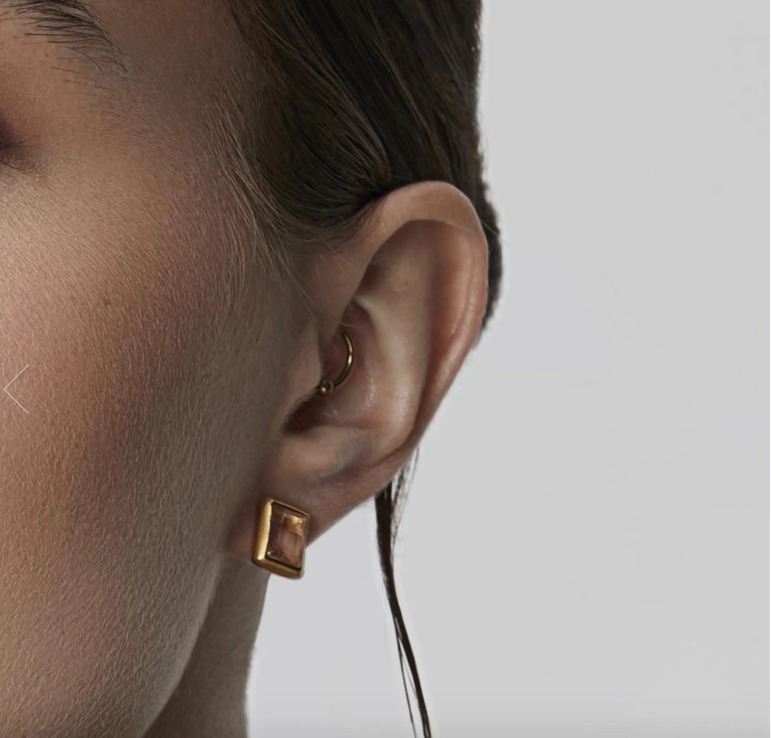 Dean Davidson Baguette Gemstone Studs Rainbow Moonstone 4 Dean Davidson Baguette Gemstone Studs Rainbow Moonstone