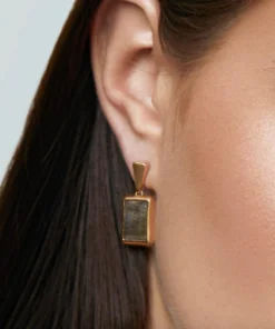 Dean Davidson Baguette Gemstone Drops Labradorite