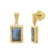 Dean Davidson Baguette Gemstone Drops Labradorite 2 Dean Davidson Baguette Gemstone Drops Labradorite