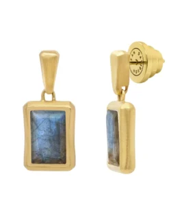 Dean Davidson Baguette Gemstone Drops Labradorite