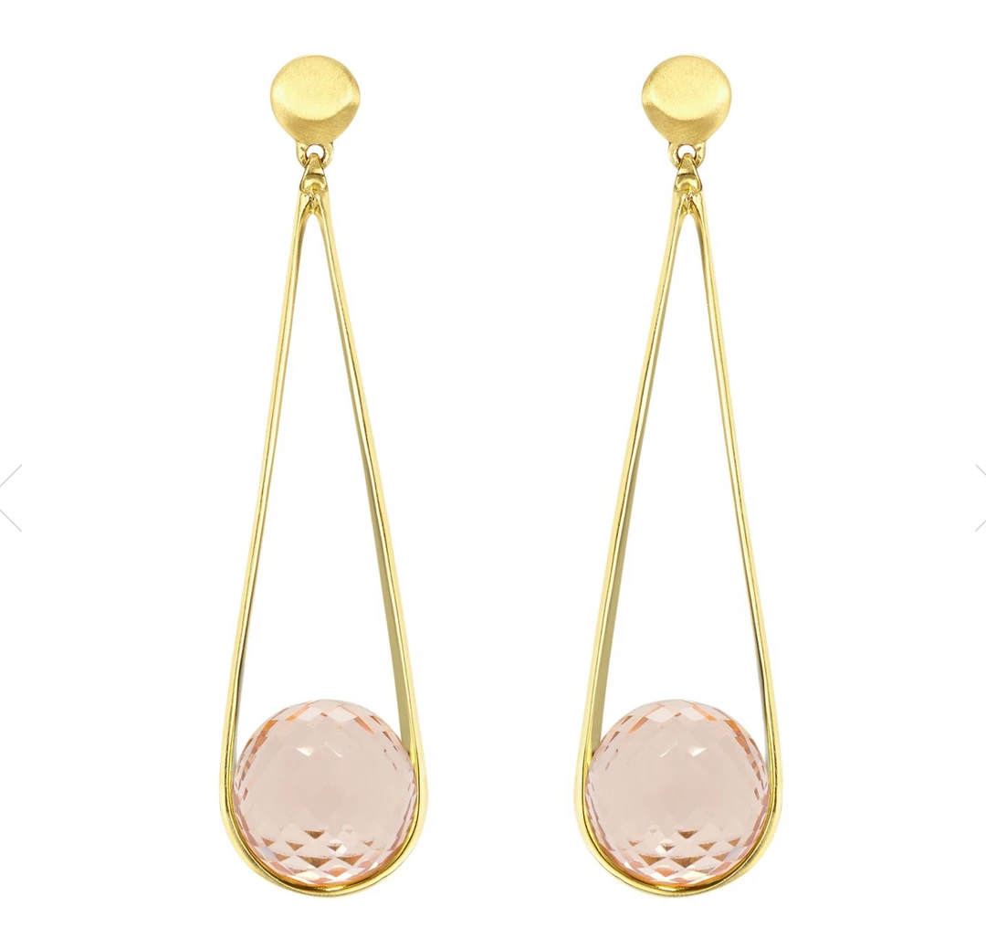Dean Davidson Jewelry Ipanema Drop Earrings Morganite 3 Dean Davidson Jewelry Ipanema Drop Earrings Morganite