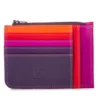 Mywalit Slim Credit Card Holder With Coin Purse Sangria Wallets