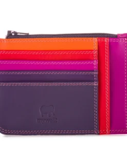 Mywalit Slim Credit Card Holder With Coin Purse Sangria Wallets