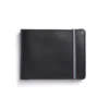 Carre Royal Black Minimalist Wallet With Coin Pocket Wallets