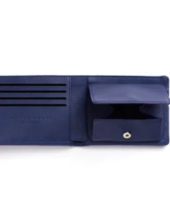 Carre Royal Navy Minimalist Wallet With Coin Pocket Wallets