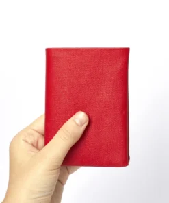 Carre Royal Red Small Canvas Wallet Wallets