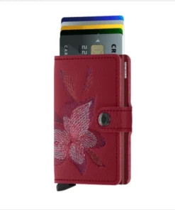 Wallets Secrid Mini Wallet In Stitch Magnolia