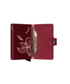 Wallets Secrid Mini Wallet In Stitch Magnolia
