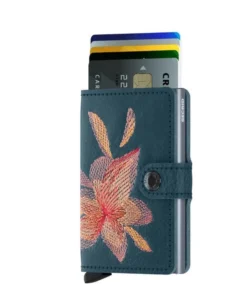 Wallets Secrid Mini Wallet In Stitch Magnolia