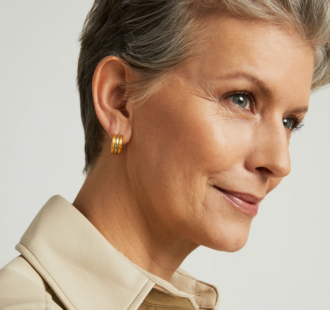 Dean Davidson Jewelry Linear Mini Hoops 4 Dean Davidson Jewelry Linear Mini Hoops