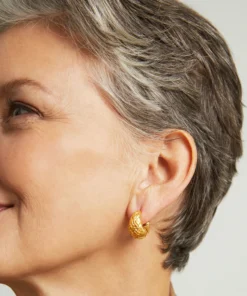 Dean Davidson Braided Huggie Hoops