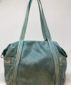 Bags VLD Perforated Side Pocket Tote In Aqua