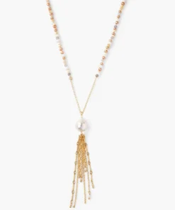 Chan Luu Long Tassel Y Necklace