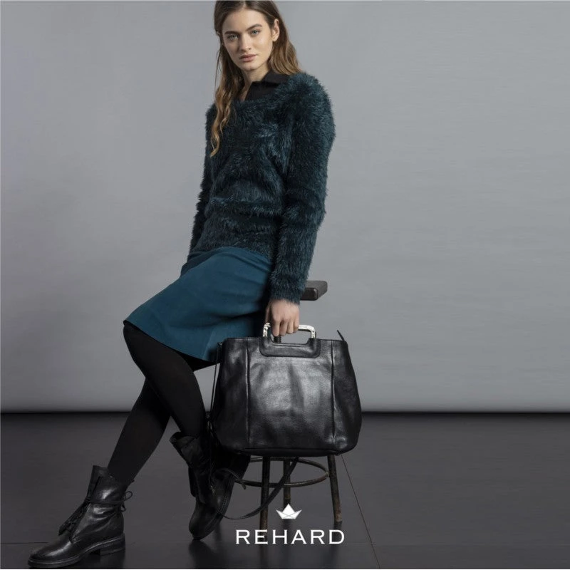 Rehard Antique Silver Handle Tote Cobalt 3 Rehard Antique Silver Handle Tote Cobalt