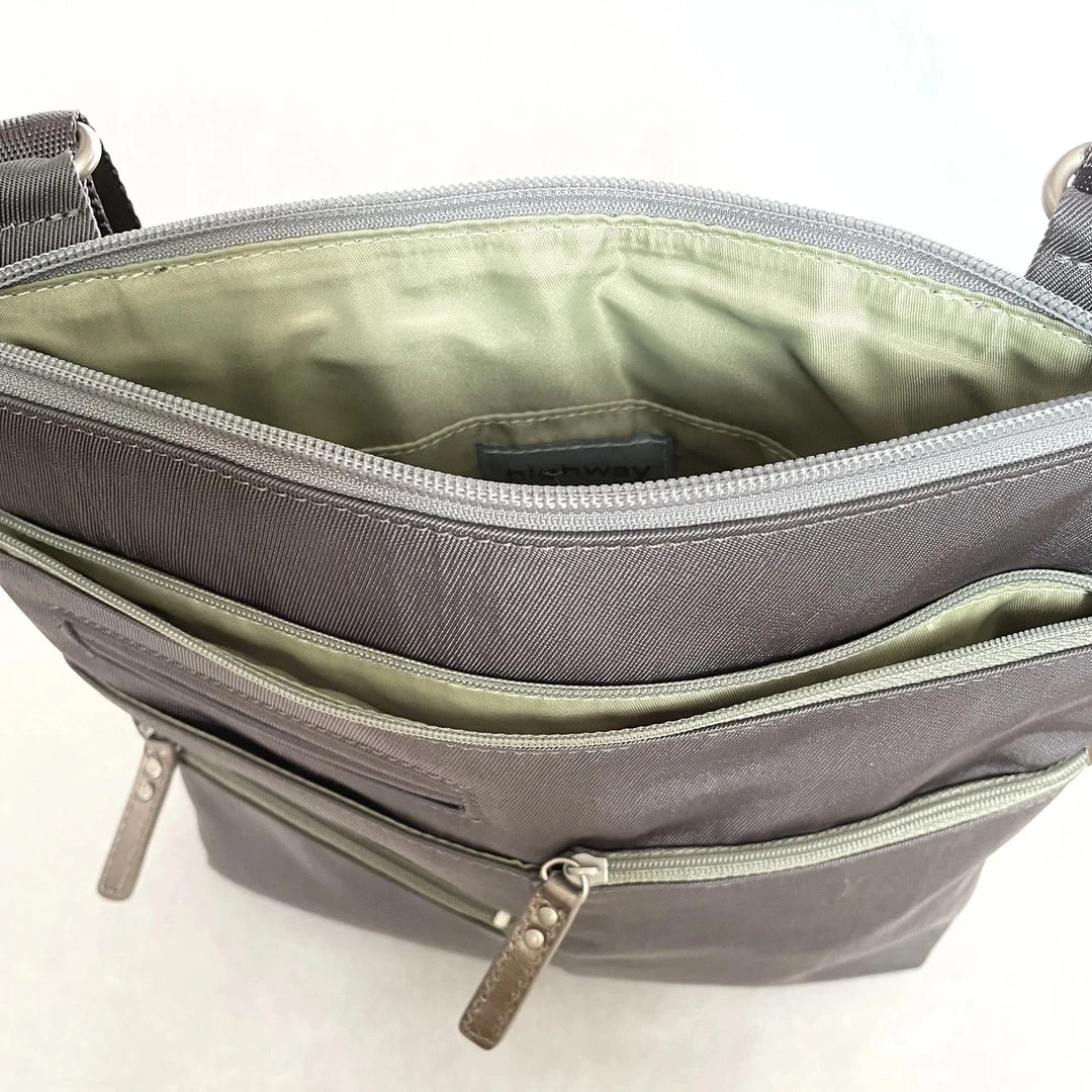 Big Bag NICO - Small Nylon Multi-Pocket Bag | STONE | Adjustable Cross-Body Strap Bags 4 Big Bag NICO - Small Nylon Multi-Pocket Bag | STONE | Adjustable Cross-Body Strap Bags