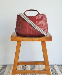 Brontibay Paris Bags Bridget Sassy Leather Handle Crossbody Woody