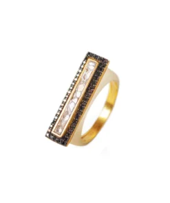 Shana Gulati Jewelry Michelle Black Diamond Ring